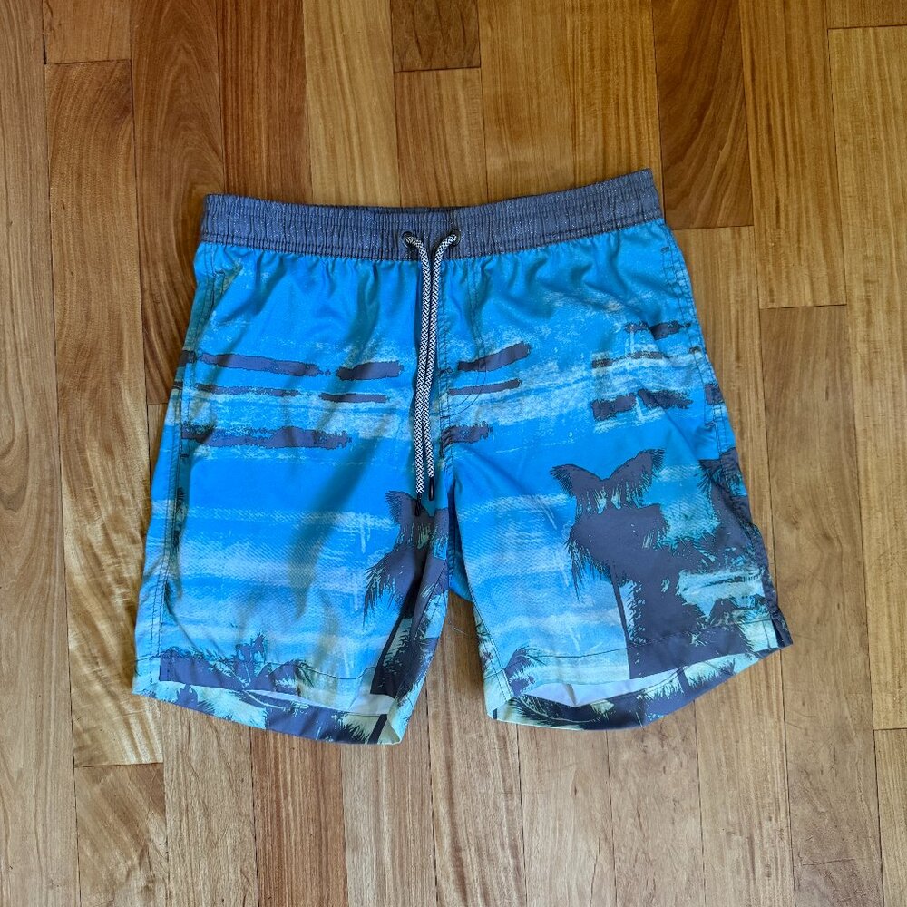 The Boathouse Mens Bathing Suit - Blue - Medium